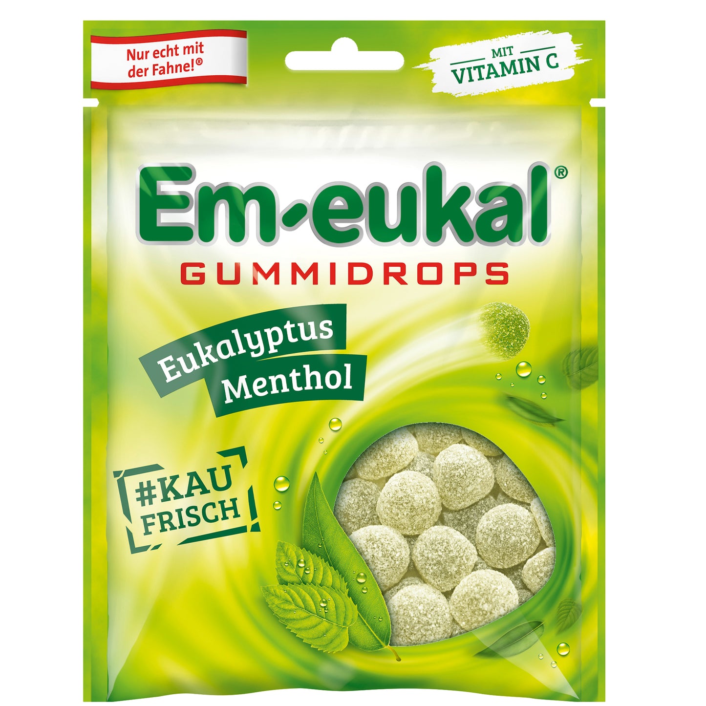 Em-eukal Gummy Drops Eucalyptus-Menthol 90g